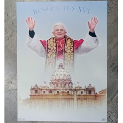 Poster Papa Benedetto XVI misura 20x25