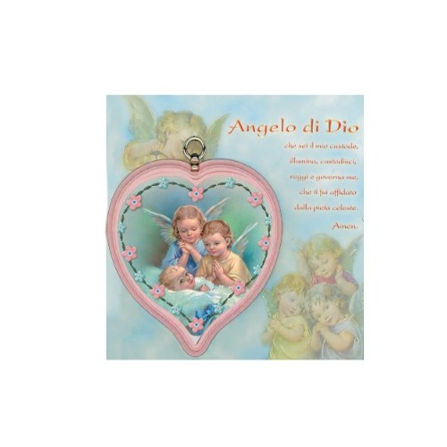Sopraculla Cuore Rosa Angelo di Dio Angeli
