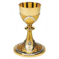 CALICE CON GIGLI E SPIGHE H 20 CM