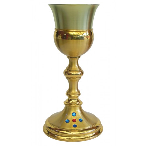 CALICE CON PIETRE H 26 CM