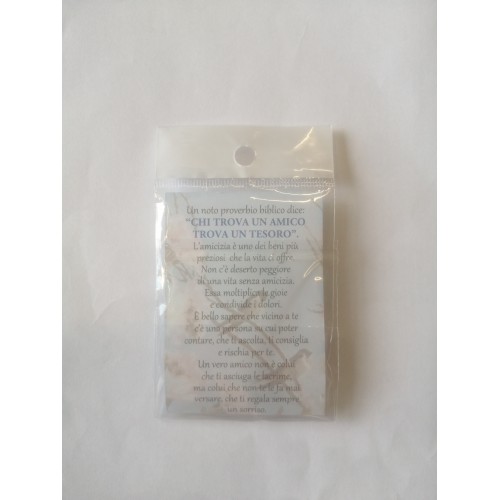 CIONDOLO ULIVO Cuore "La cosa piu' bella? La vita"