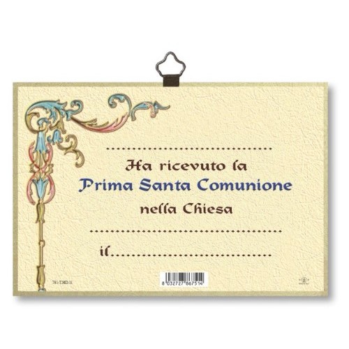 COMUNIONE - Quadretto Ultima Cena Fondo...