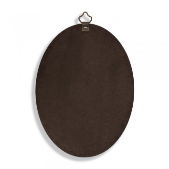 Iconetta Ovale con Cornice dorata Sacra Famiglia 20x14.5 2