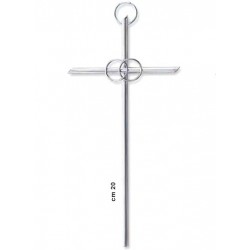 Croce metallo per anniversario 20 cm