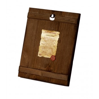 Icona Gesù Legno Massello e Foglia Oro cm31x42 21x27 2