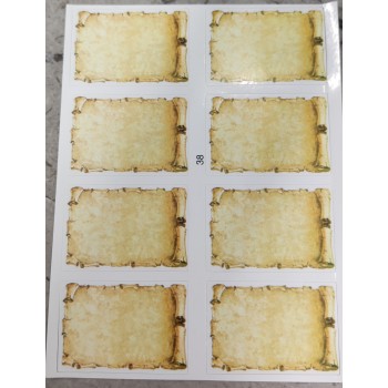 Etichette adesive a pergamena