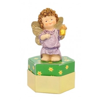 ANGELI - Statuina Angelo Colorato in Box Regalo
