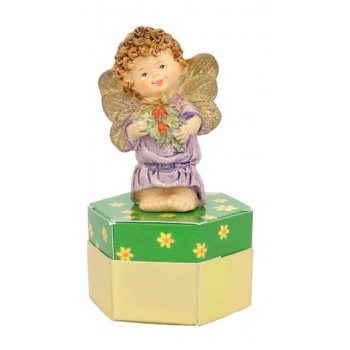 ANGELI - Statuina Angelo Colorato in Box Regalo 2
