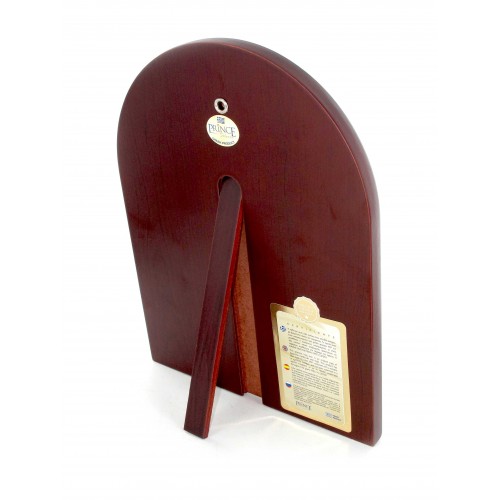 Icona Legno Arco con Riza Argento 20x26 cm