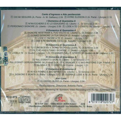 Cd Domeniche di Quaresima anno A