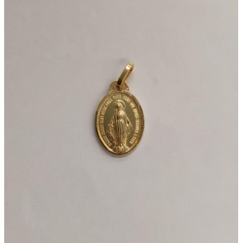 MEDAGLIA - Medaglia Miracolosa in Argento dorato cm 1,9