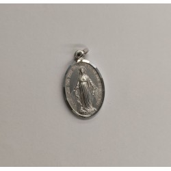 MEDAGLIA - Medaglia Miracolosa Argento Grande cm 2,5 Francese