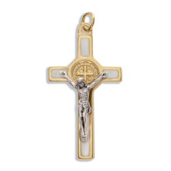 Croce San Benedetto Metallo Dorato