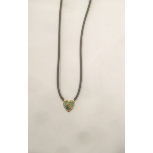 CIONDOLI - Collana Caucciù Madonna Ferruzzi