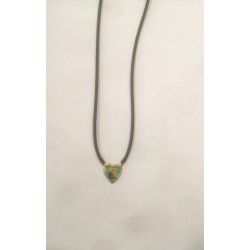 CIONDOLI - Collana Caucciù Madonna Ferruzzi