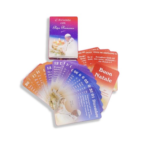 NATALE - Confezione Card "Avvento con Papa...