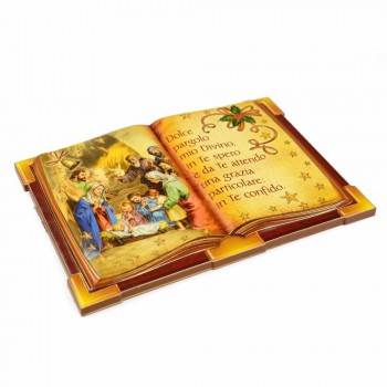 NATALE - Quadretto Libro Antico Natività 2