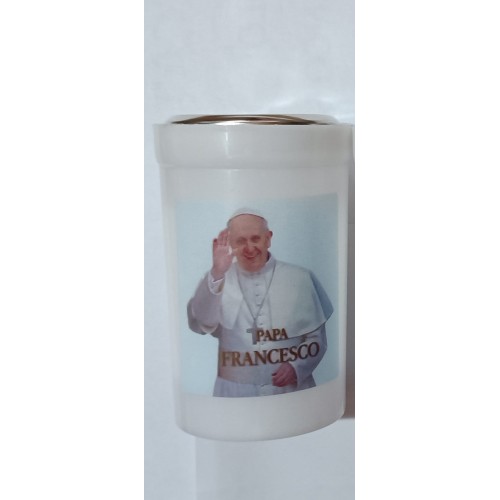 CERI E LUMINI - Lumino Cera 30T Papa Francesco, Papa GP II, Papa Giovanni XXIII