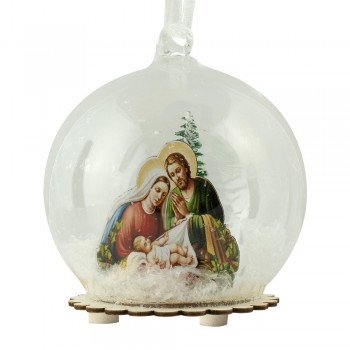 NATALE - Ampolla in Plexiglass con Sagoma Sf