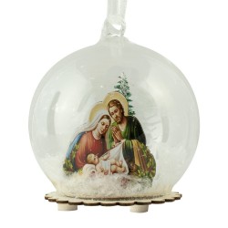 NATALE - Ampolla in Plexiglass con Sagoma Sf