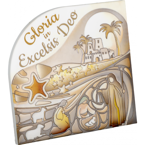 NATALE - Calamita Magnete Quadretto "Gloria"