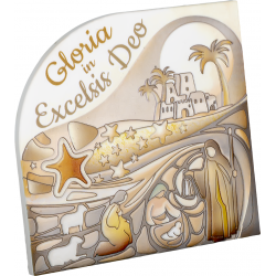 NATALE - Calamita Magnete Quadretto "Gloria"