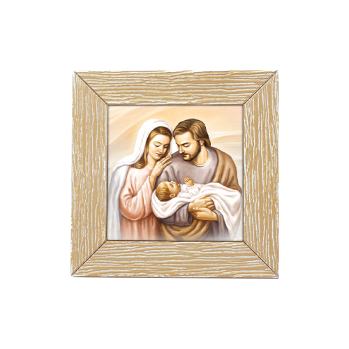 FAMIGLIA - Quadretto Cornice Effetto Legno