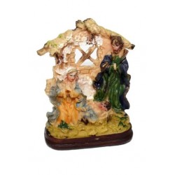 NATALE - Blocco Presepe Capanna
