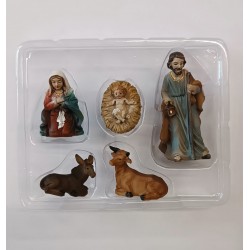 NATALE - Presepe Mini 5 pezzi Lavoretti