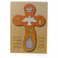 ULTIMI PEZZI CRESIMA - Croce Ricordo con Cartoncino