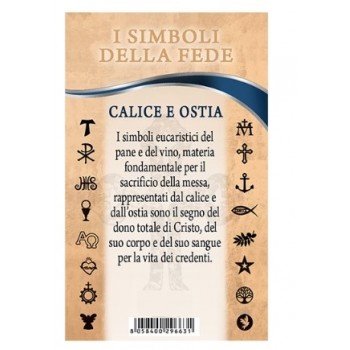 CIONDOLO Collana Comunione Calice in Acciaio 2
