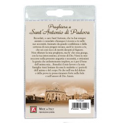 CIONDOLO Collana Medaglia Sant'Antonio in Blister