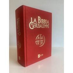 Bibbia di Gerusalemme Telata rossa