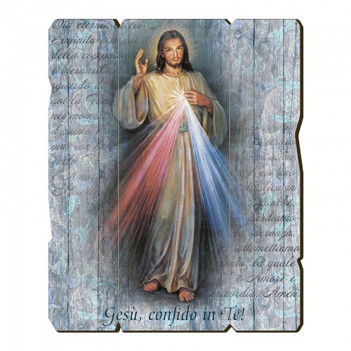 TAVOLETTE - Quadro Stampa Gesù Misericordioso 23,5x19