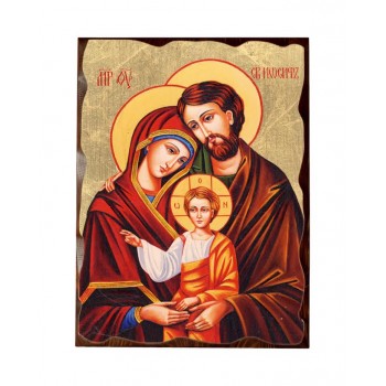 Icona Ortodossa in Legno Massello con Foglia Oro GRANDE...