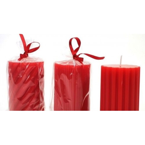Candela rossa moccolo Natale