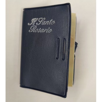 Libretto Rosario Tascabile Colore Blu