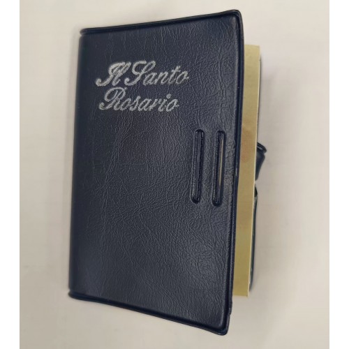 Libretto Rosario Tascabile Colore Blu