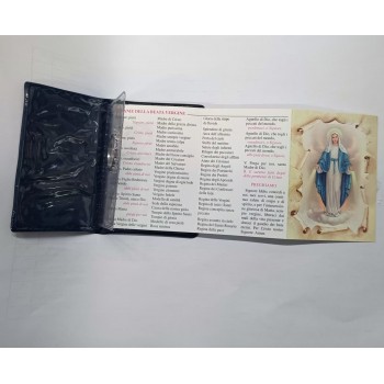 Libretto Rosario Tascabile Colore Blu 2