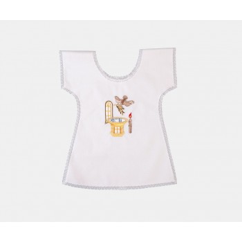 Vestina Battesimo Ricamo FONTE LUSSO