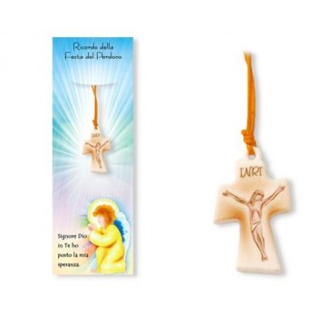 CONFESSIONE - Croce da Collo Ricordo 17x6 cm