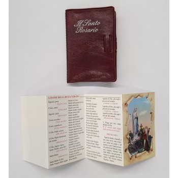Libretto Rosario Tascabile Lourdes con Litanie 2