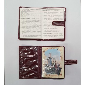Libretto Rosario Tascabile Lourdes con Litanie