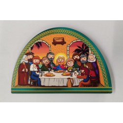 Iconetta Ultima Cena Bimbi ad Arco