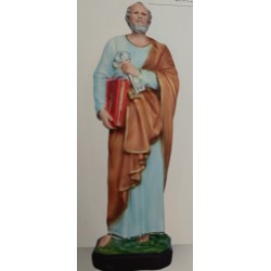 STATUA RESINA ITALIANA DIPINTA 30CM SAN PIETRO