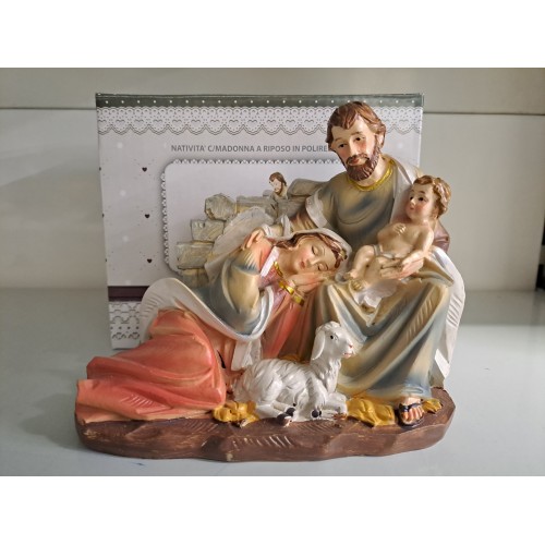 NATALE - Blocco Presepe Natività con Madonna che Riposa