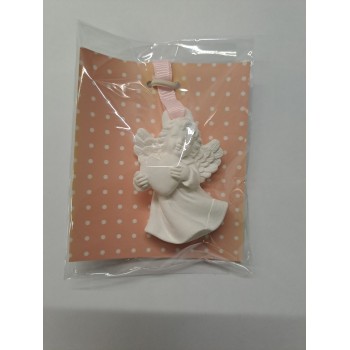 ANGELI - Angelo Gessetto da Appendere fondo Rosa