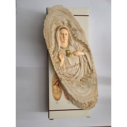 QUADRO - Quadretto sacro Volto di Maria sacro Cuore in Resina