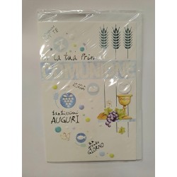 COMUNIONE - Biglietto Auguri Bimbo