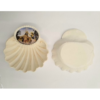 BATTESIMO - Conchiglia in resina Battesimo di Gesù